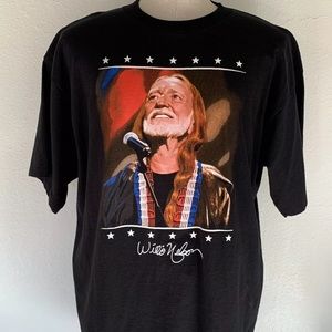 Vintage Willie Nelson Concert Shirt Single Stitch